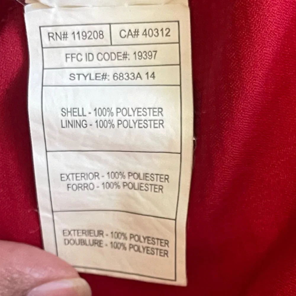 Nebraska Cornhuskers Red Adidas 1/4 Zip light Jacket Size Adult Small